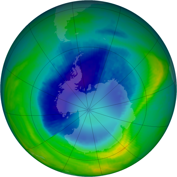 Ozone Map 2002-08-30